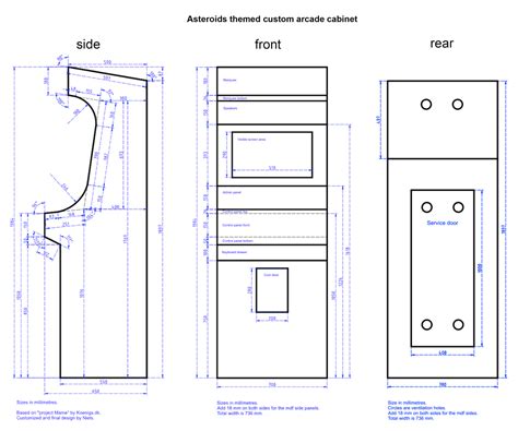 arcade machine cnc plans|arcade cabinet blueprints PDF download.